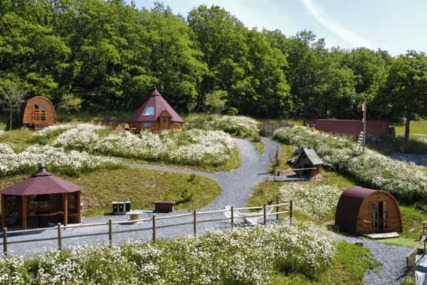 vue des lodges de Kotaventure