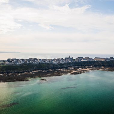 Vue aérienne de Granville