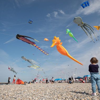 Festival du cerf-volant sur la plage de Dieppe