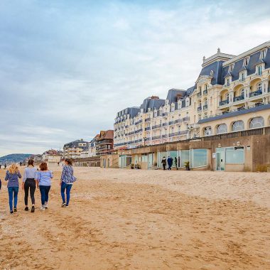 Plage de Cabourg devant le Grand Hôtel
