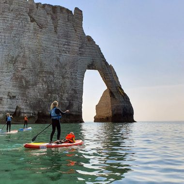 Paddle à Etretat