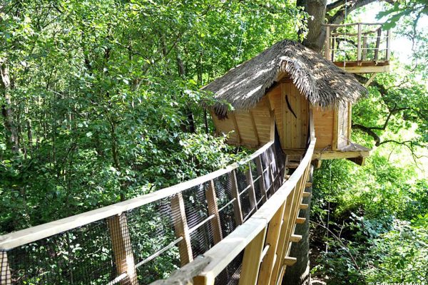Cabane dans les arbres de Fontaine-Châtel