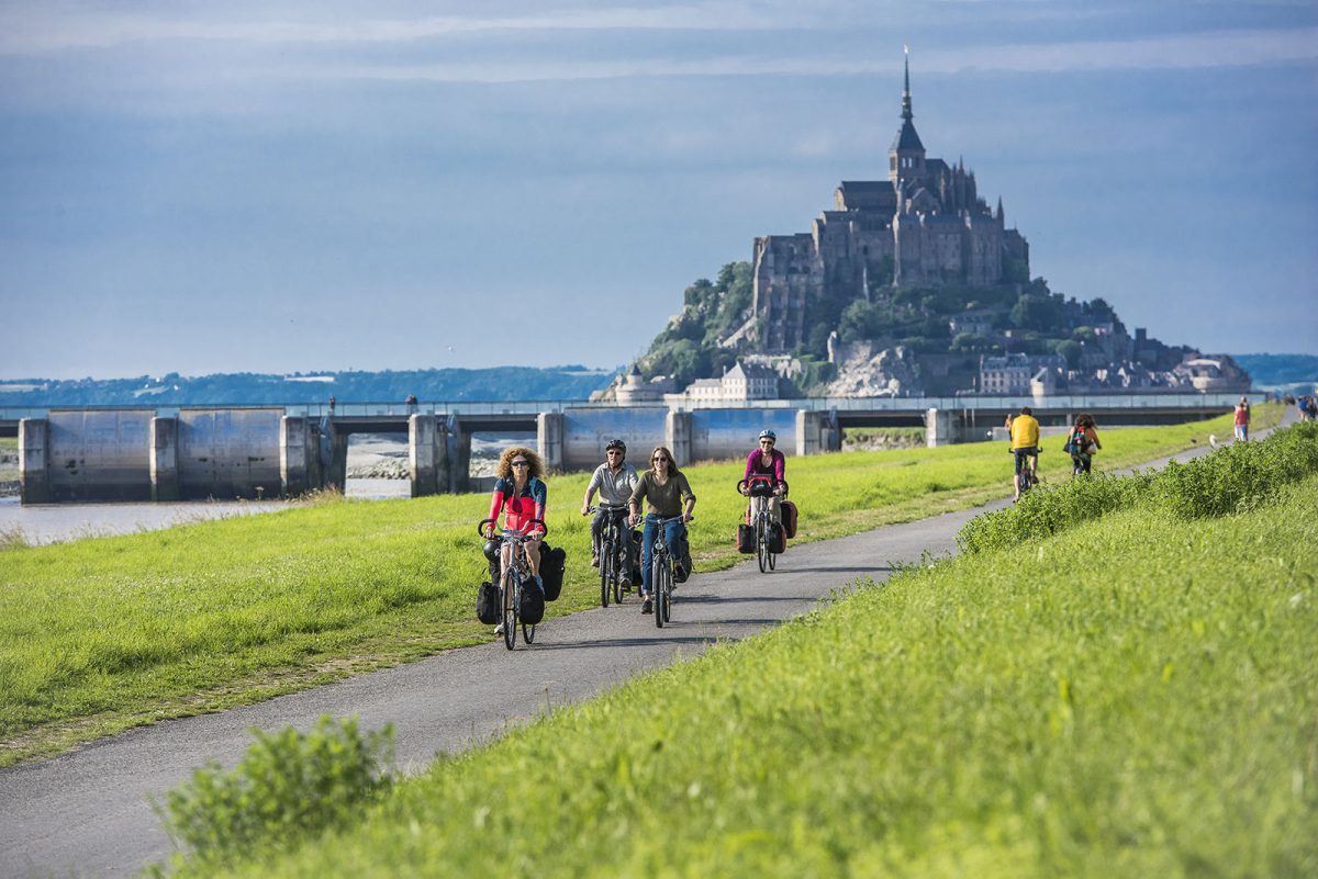 Uscita in bici al Mont-Saint-Michel 